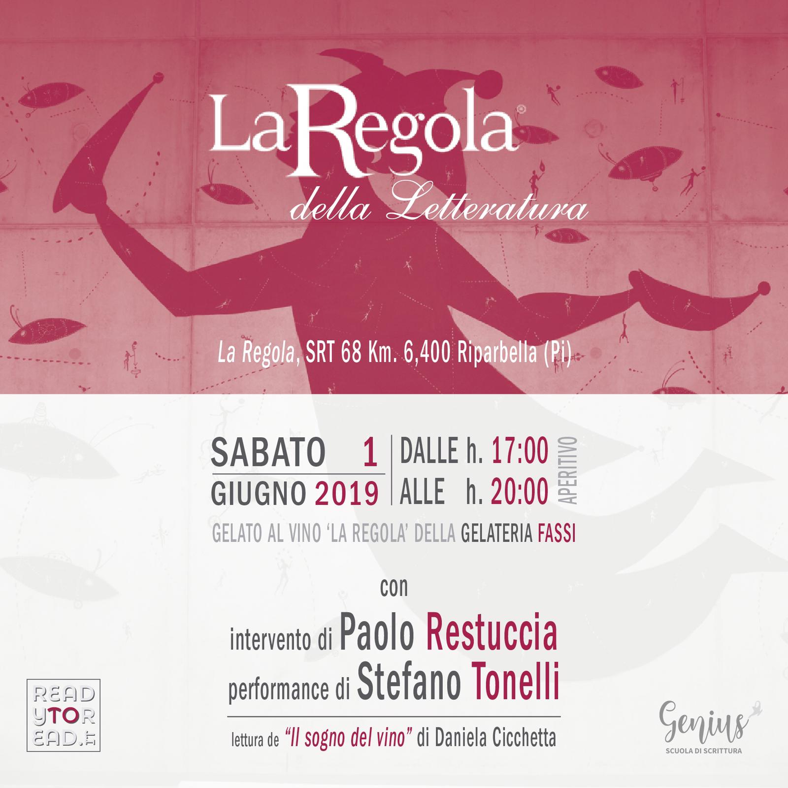 La Cantina La Regola di Riparbella apre le porte per l'evento "La Regola della Letteratura"